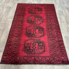 Old Afghan Ersari Rug c. 1950