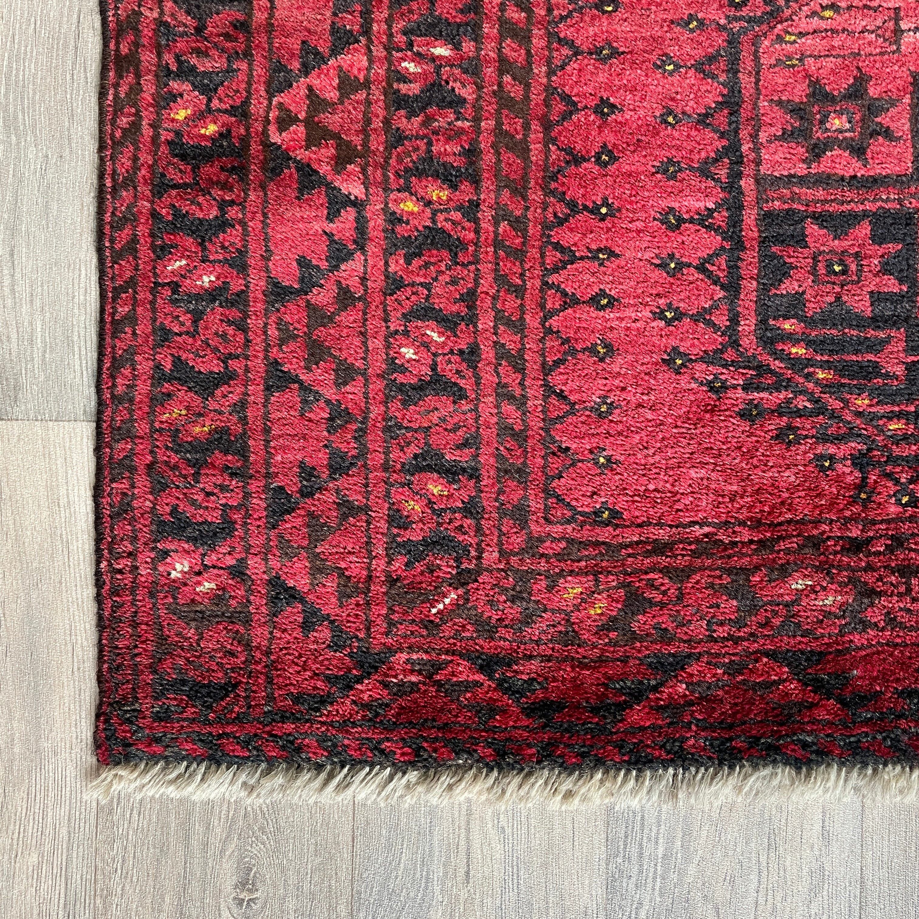 Old Afghan Ersari Rug c. 1950