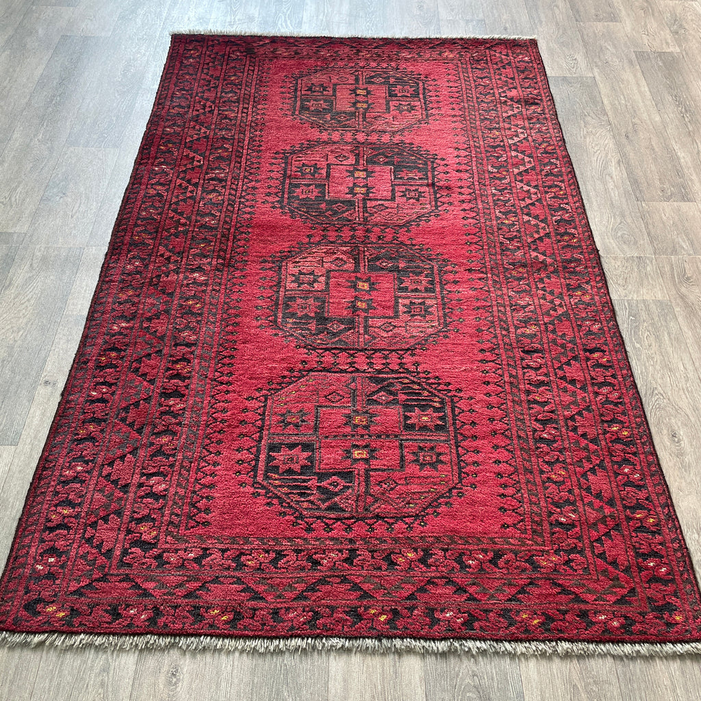 Old Afghan Ersari Rug c. 1950