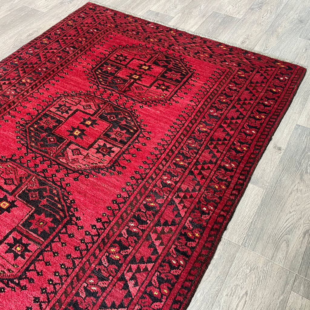 Old Afghan Ersari Rug c. 1950