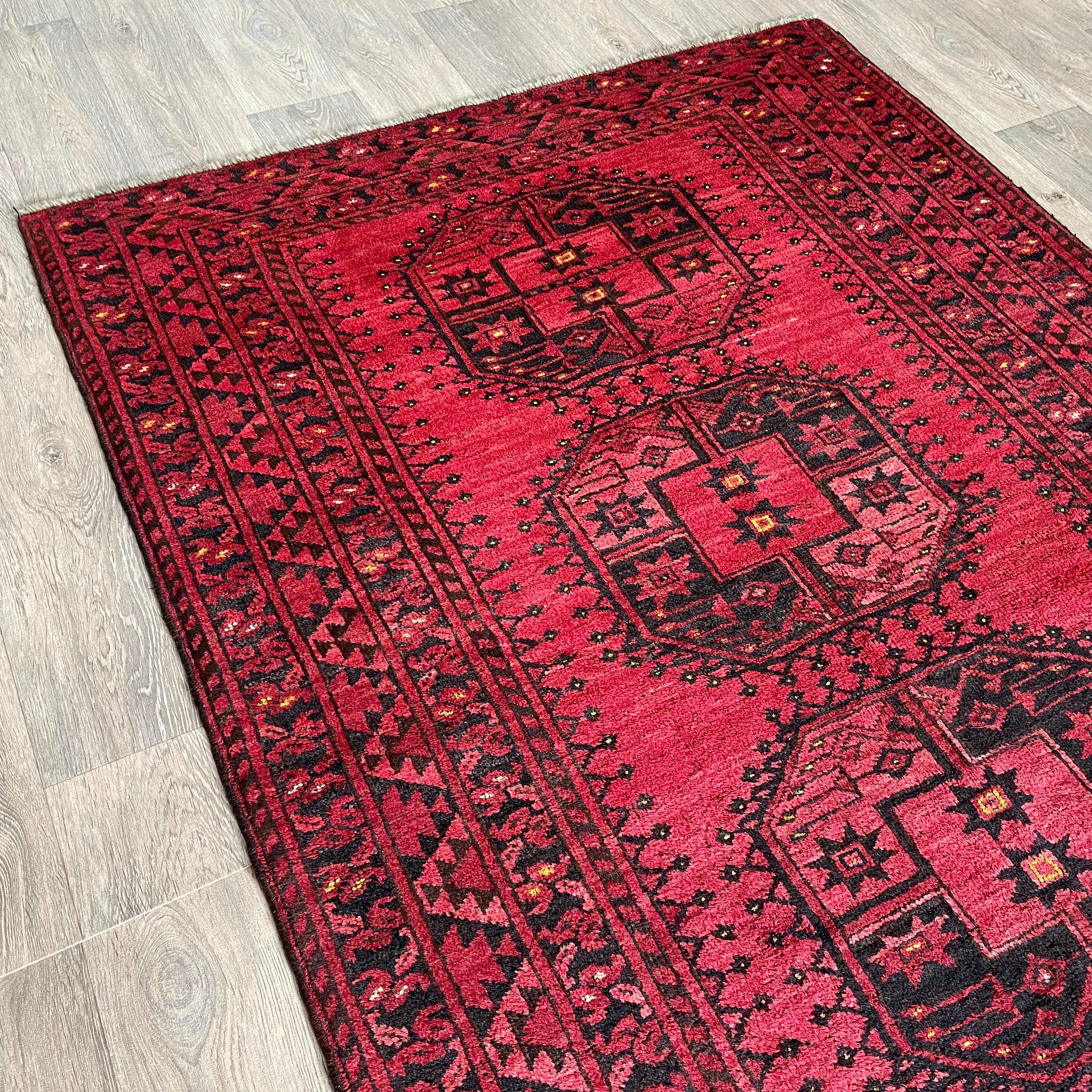 Old Afghan Ersari Rug c. 1950