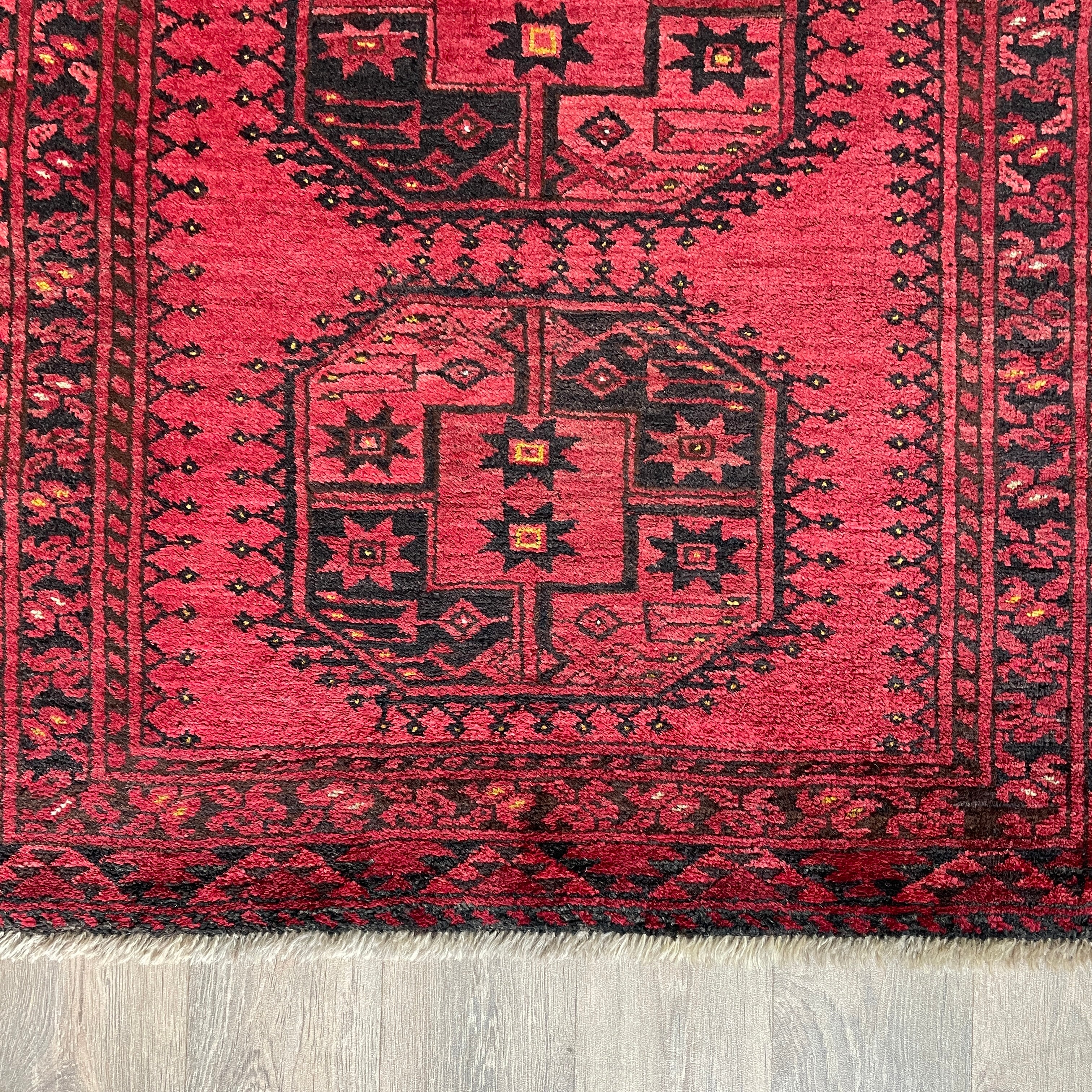 Old Afghan Ersari Rug c. 1950