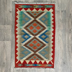 101 x 62 cm | Afghan Kilim Door Mat - Khorasan Rugs