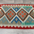 101 x 62 cm | Afghan Kilim Door Mat - Khorasan Rugs