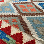 101 x 62 cm | Afghan Kilim Door Mat - Khorasan Rugs
