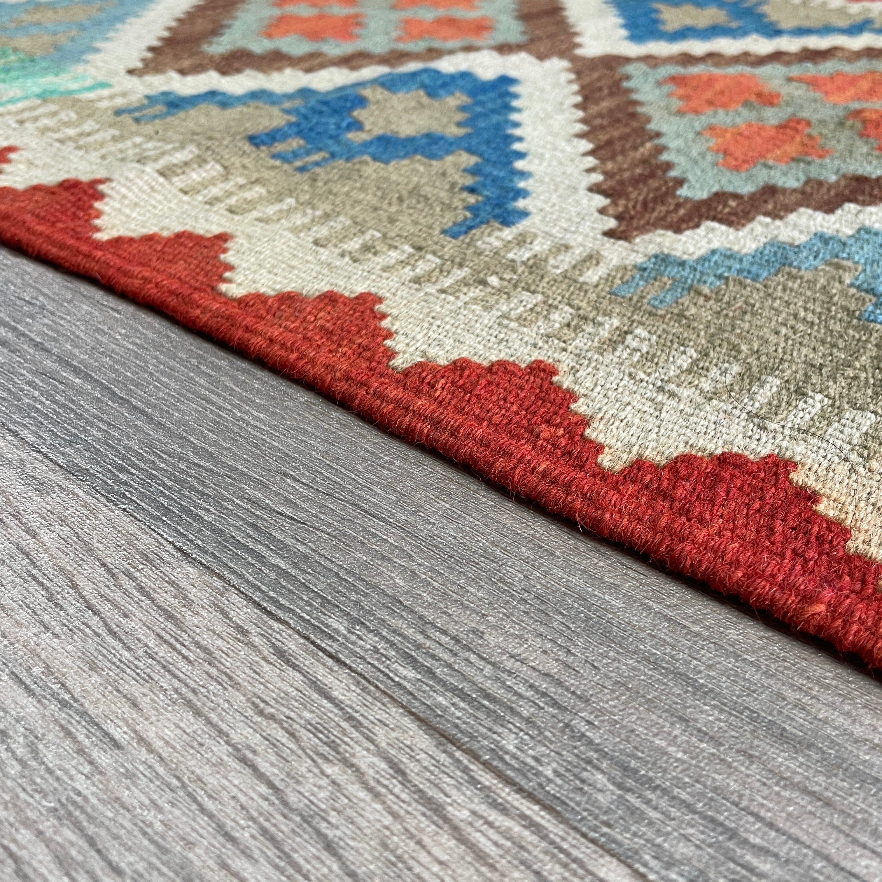 101 x 62 cm | Afghan Kilim Door Mat - Khorasan Rugs