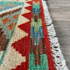 101 x 62 cm | Afghan Kilim Door Mat - Khorasan Rugs