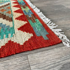 101 x 62 cm | Afghan Kilim Door Mat - Khorasan Rugs