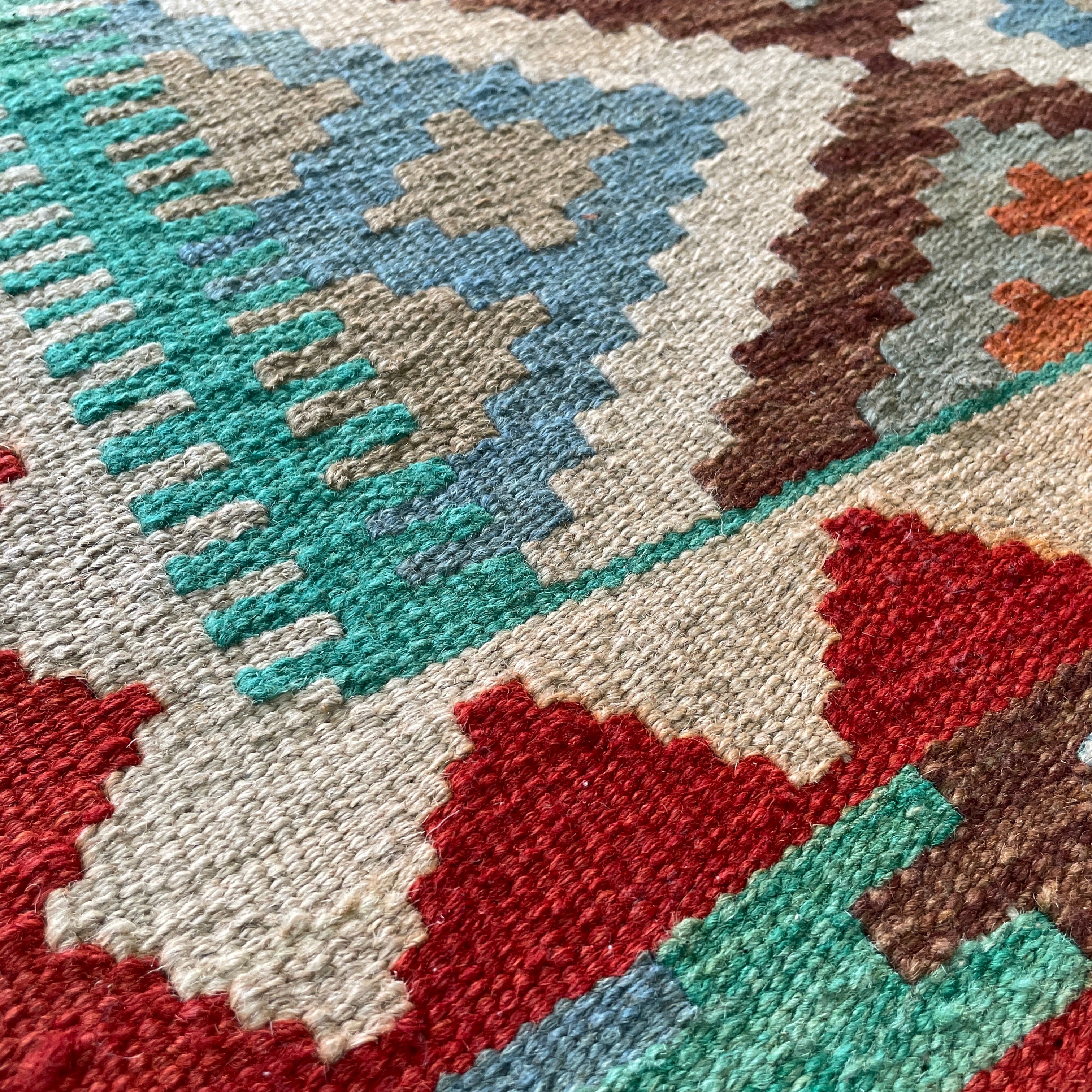 101 x 62 cm | Afghan Kilim Door Mat - Khorasan Rugs