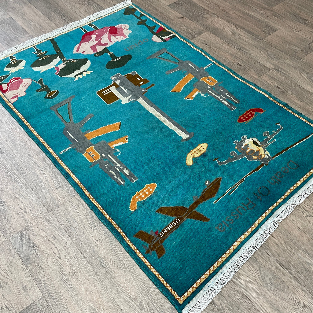 Afghan Soviet War Rug