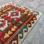 98 x 69 cm | Afghan Kilim Door Mat - Khorasan Rugs