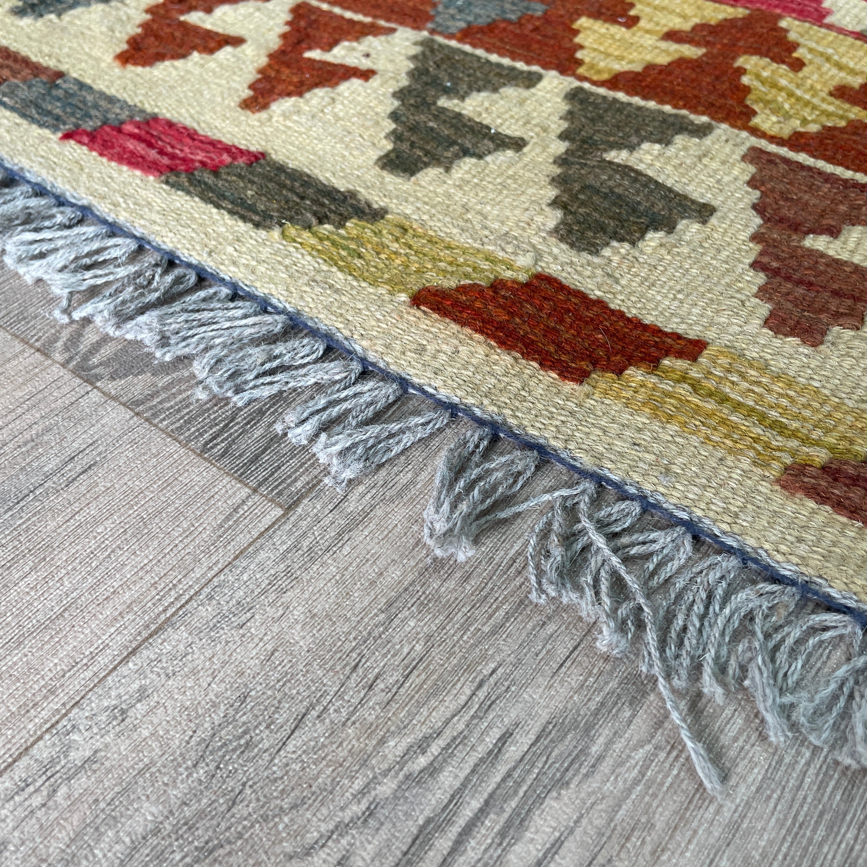 98 x 69 cm | Afghan Kilim Door Mat - Khorasan Rugs