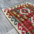 98 x 69 cm | Afghan Kilim Door Mat - Khorasan Rugs