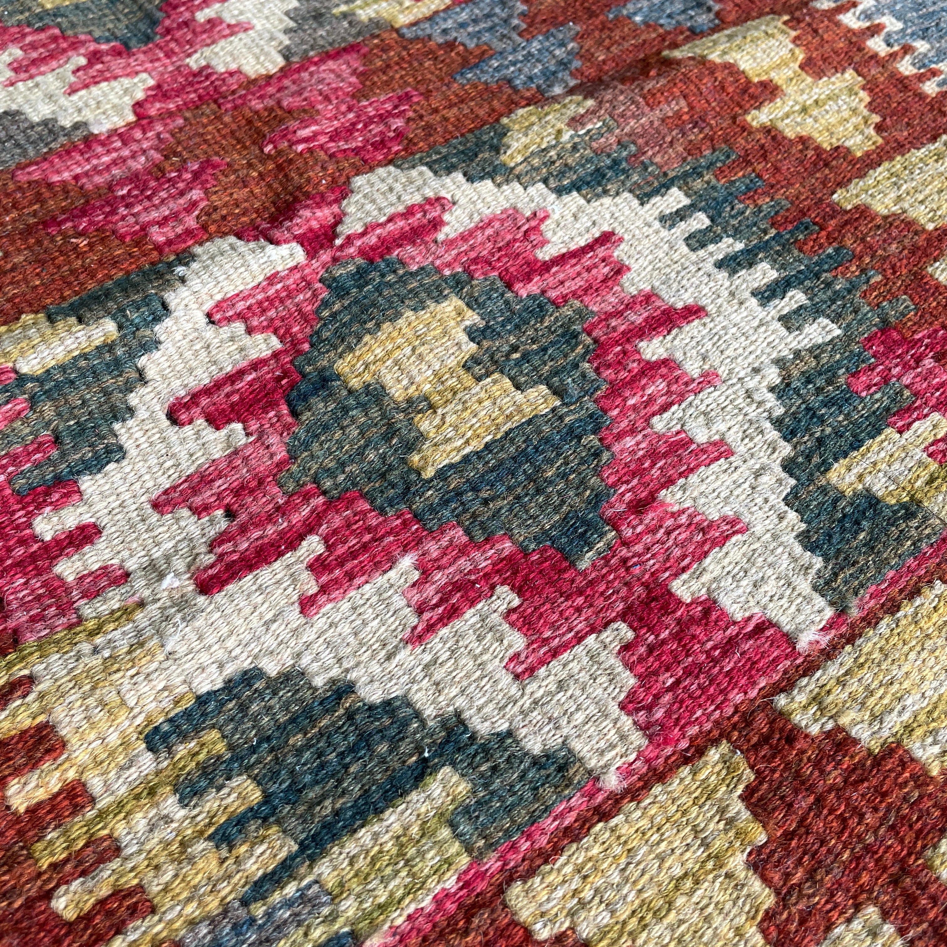 98 x 69 cm | Afghan Kilim Door Mat - Khorasan Rugs