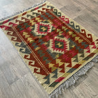 98 x 69 cm | Afghan Kilim Door Mat - Khorasan Rugs
