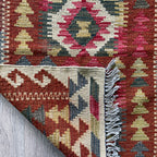 98 x 69 cm | Afghan Kilim Door Mat - Khorasan Rugs