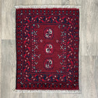73 x 53 cm | Afghan Aqcha Door Mat - Khorasan Rugs