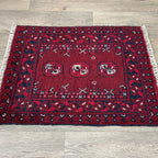 73 x 53 cm | Afghan Aqcha Door Mat - Khorasan Rugs