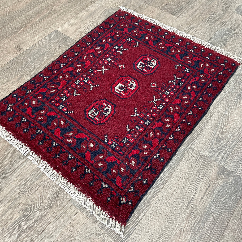 73 x 53 cm | Afghan Aqcha Door Mat - Khorasan Rugs