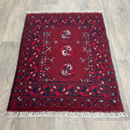 73 x 53 cm | Afghan Aqcha Door Mat - Khorasan Rugs