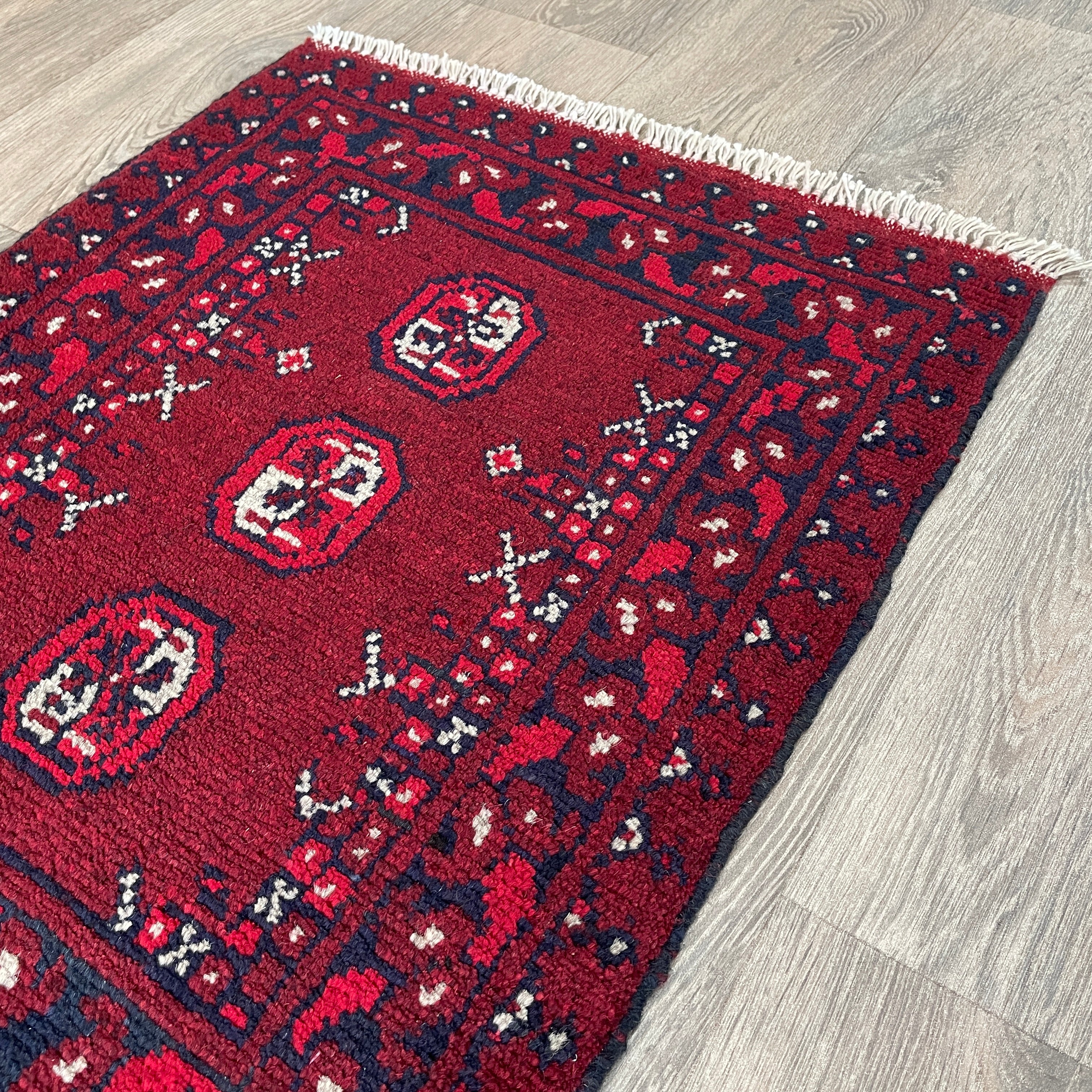 73 x 53 cm | Afghan Aqcha Door Mat - Khorasan Rugs