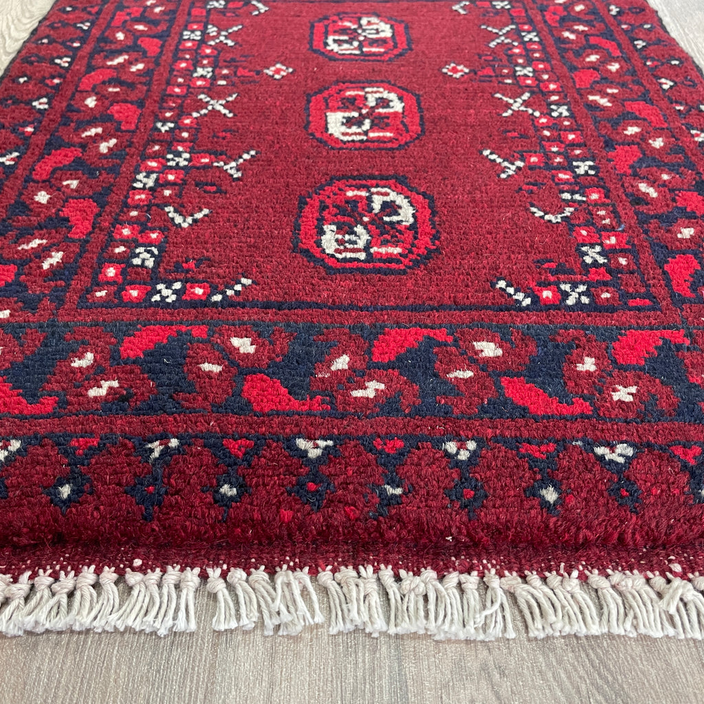 73 x 53 cm | Afghan Aqcha Door Mat - Khorasan Rugs