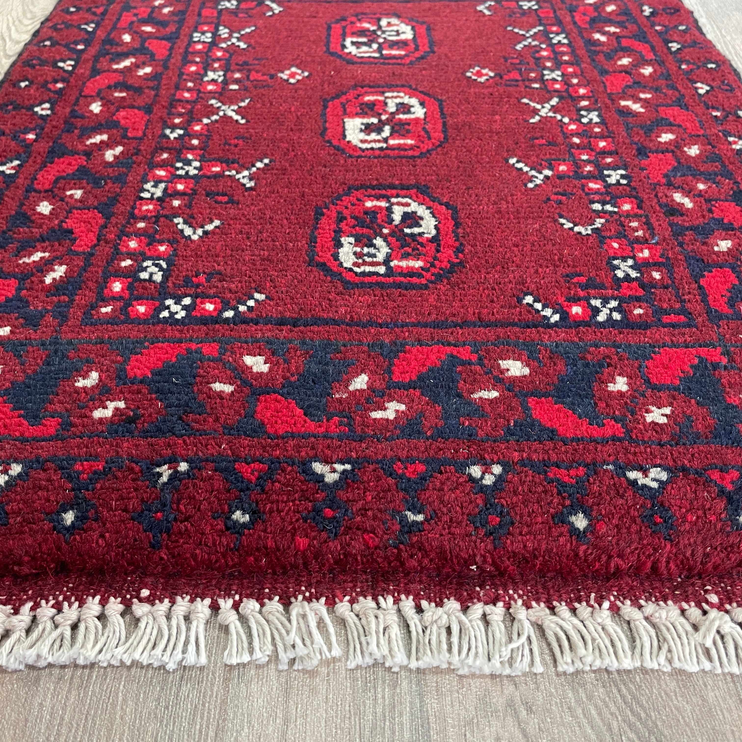 73 x 53 cm | Afghan Aqcha Door Mat - Khorasan Rugs