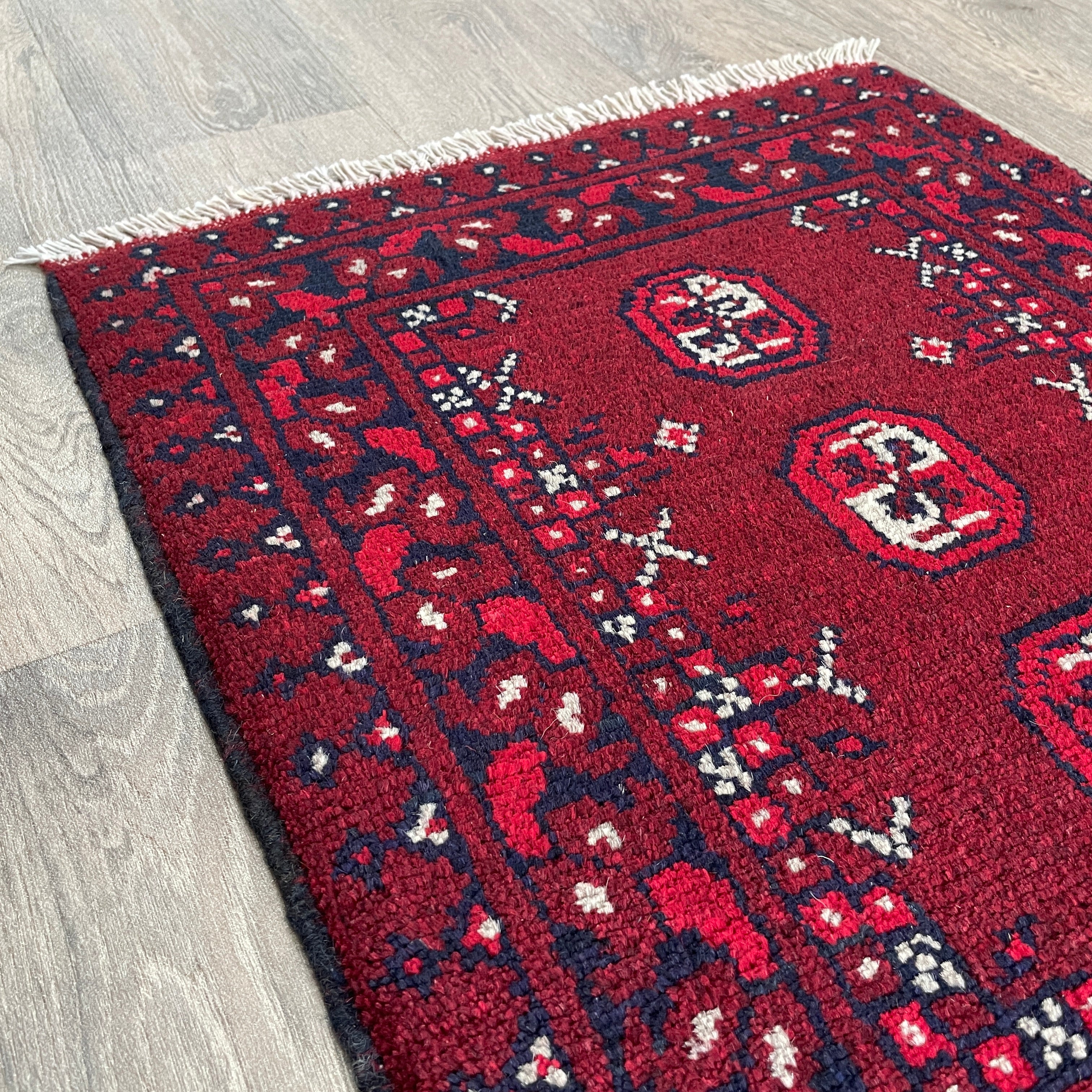 73 x 53 cm | Afghan Aqcha Door Mat - Khorasan Rugs