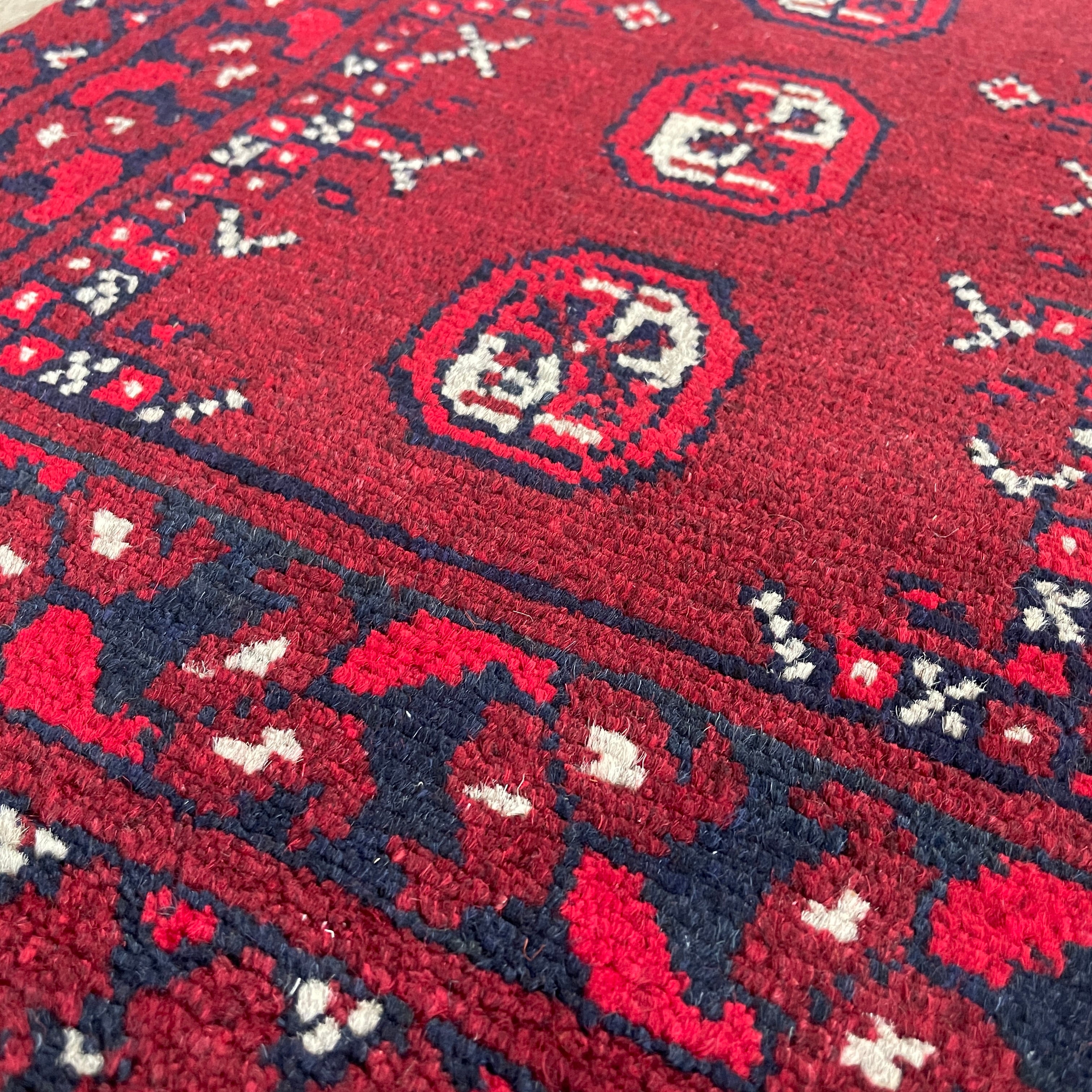 73 x 53 cm | Afghan Aqcha Door Mat - Khorasan Rugs