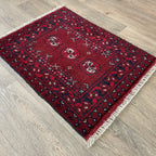 73 x 53 cm | Afghan Aqcha Door Mat - Khorasan Rugs