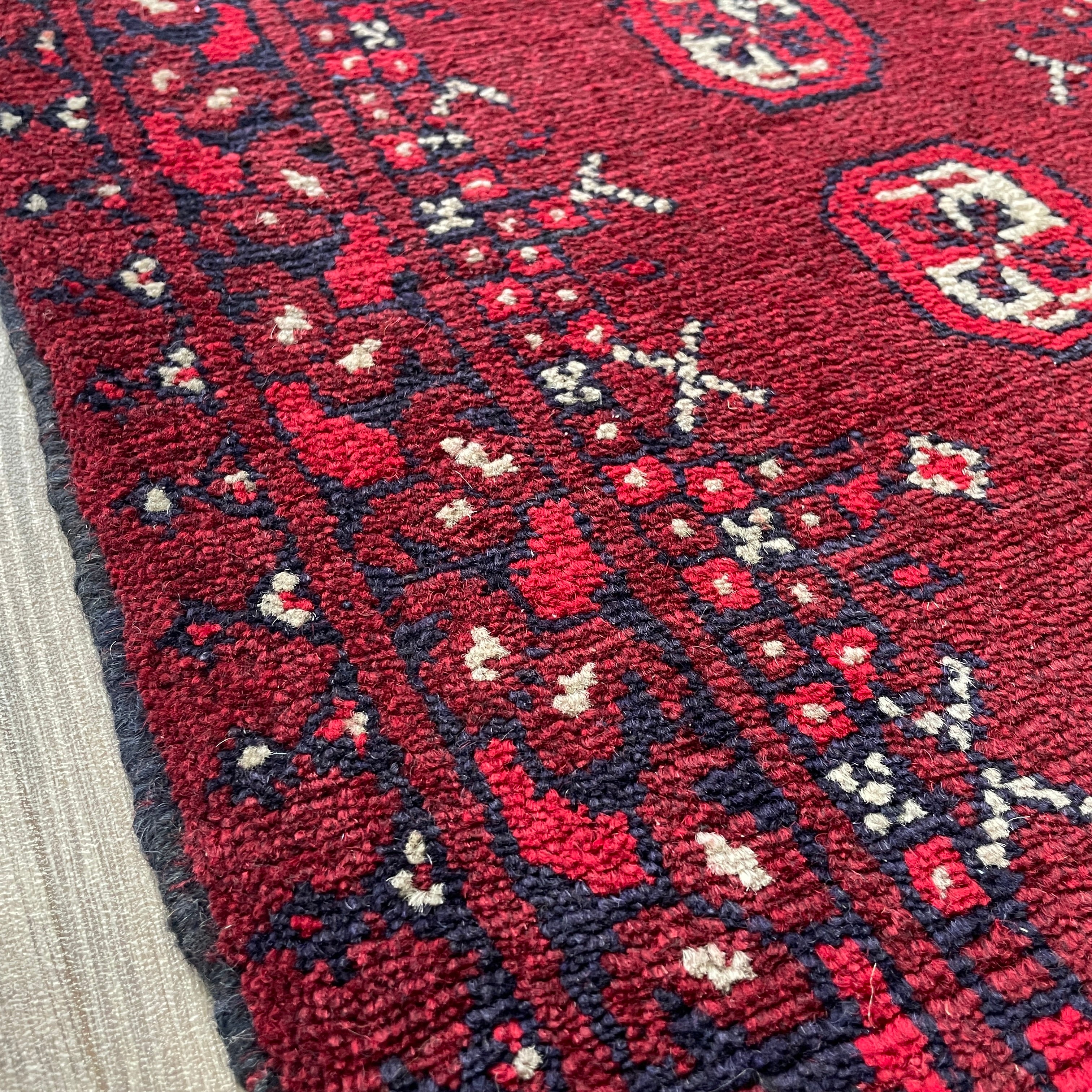 73 x 53 cm | Afghan Aqcha Door Mat - Khorasan Rugs