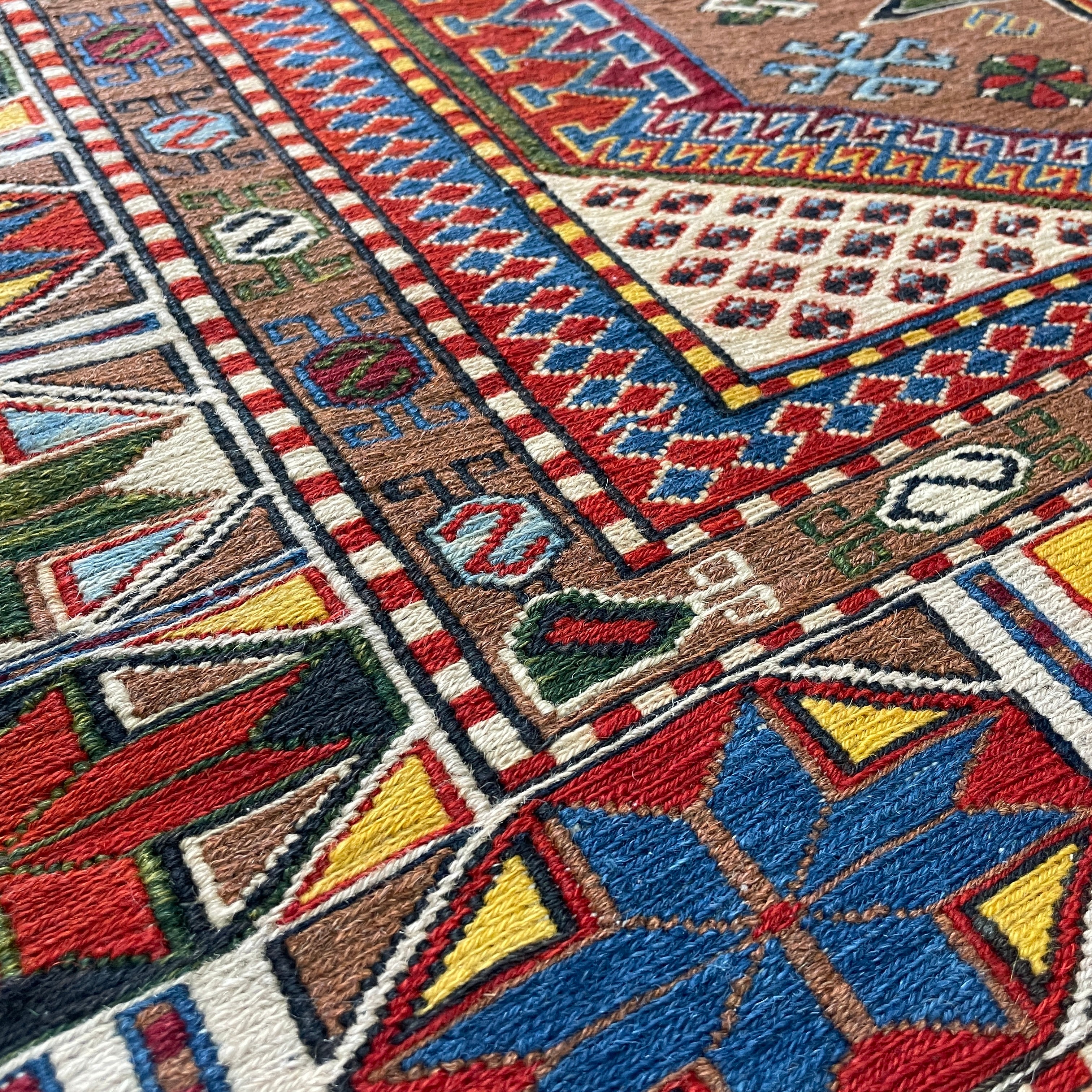 Afghan Soumak Kilim Rug