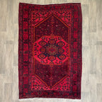 Vintage Persian Hamadan Rug c. 1970