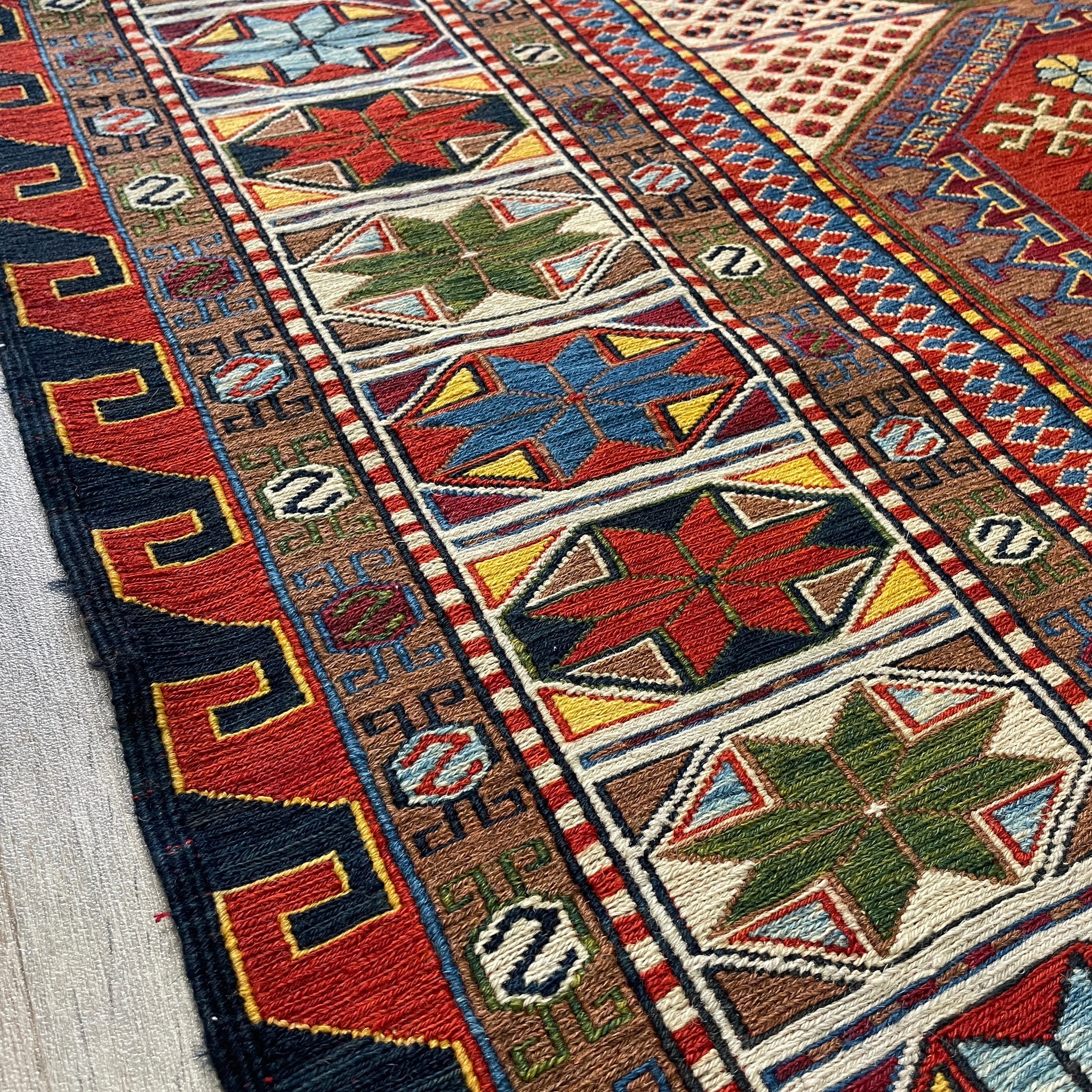 Afghan Soumak Kilim Rug