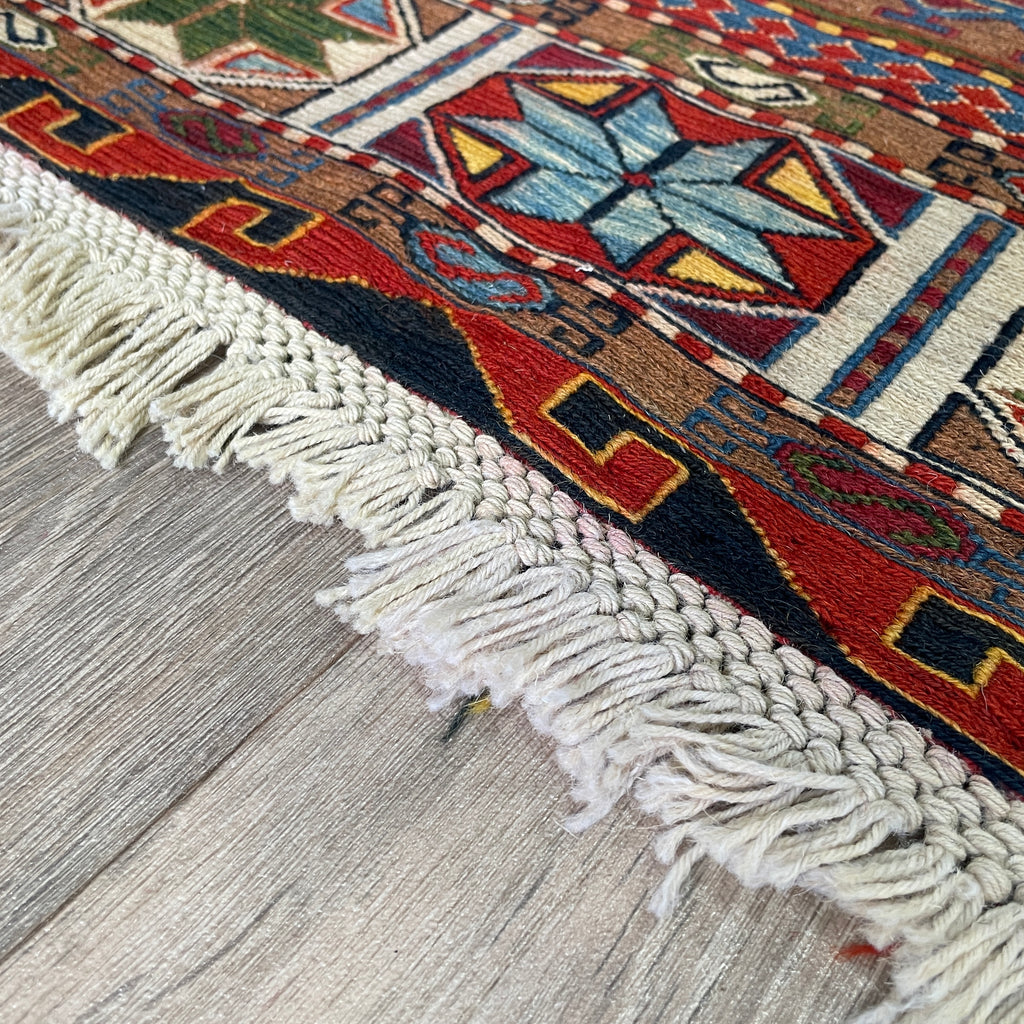 Afghan Soumak Kilim Rug