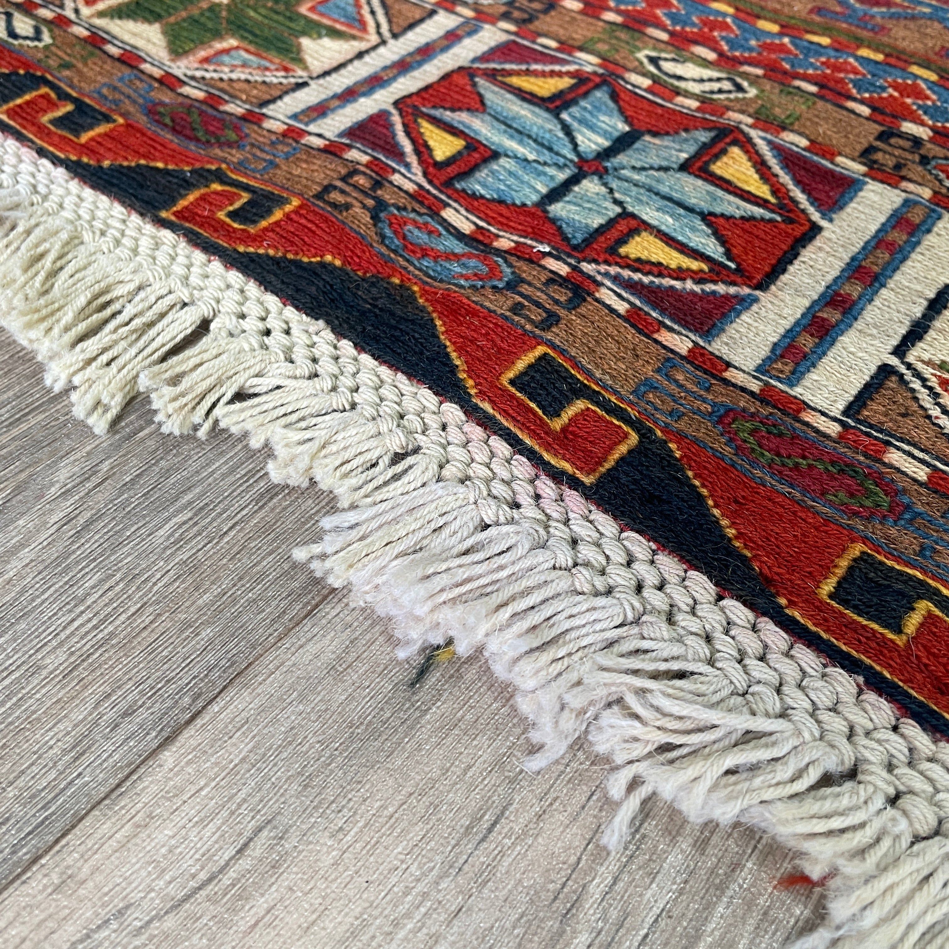 Afghan Soumak Kilim Rug