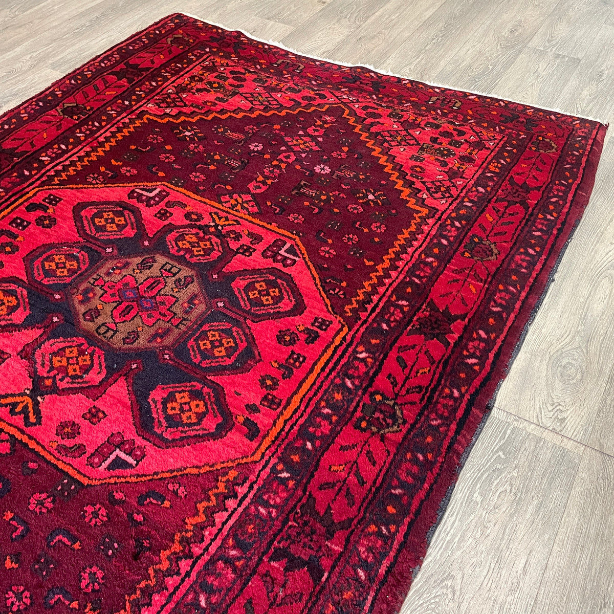 Vintage Persian Hamadan Rug c. 1970