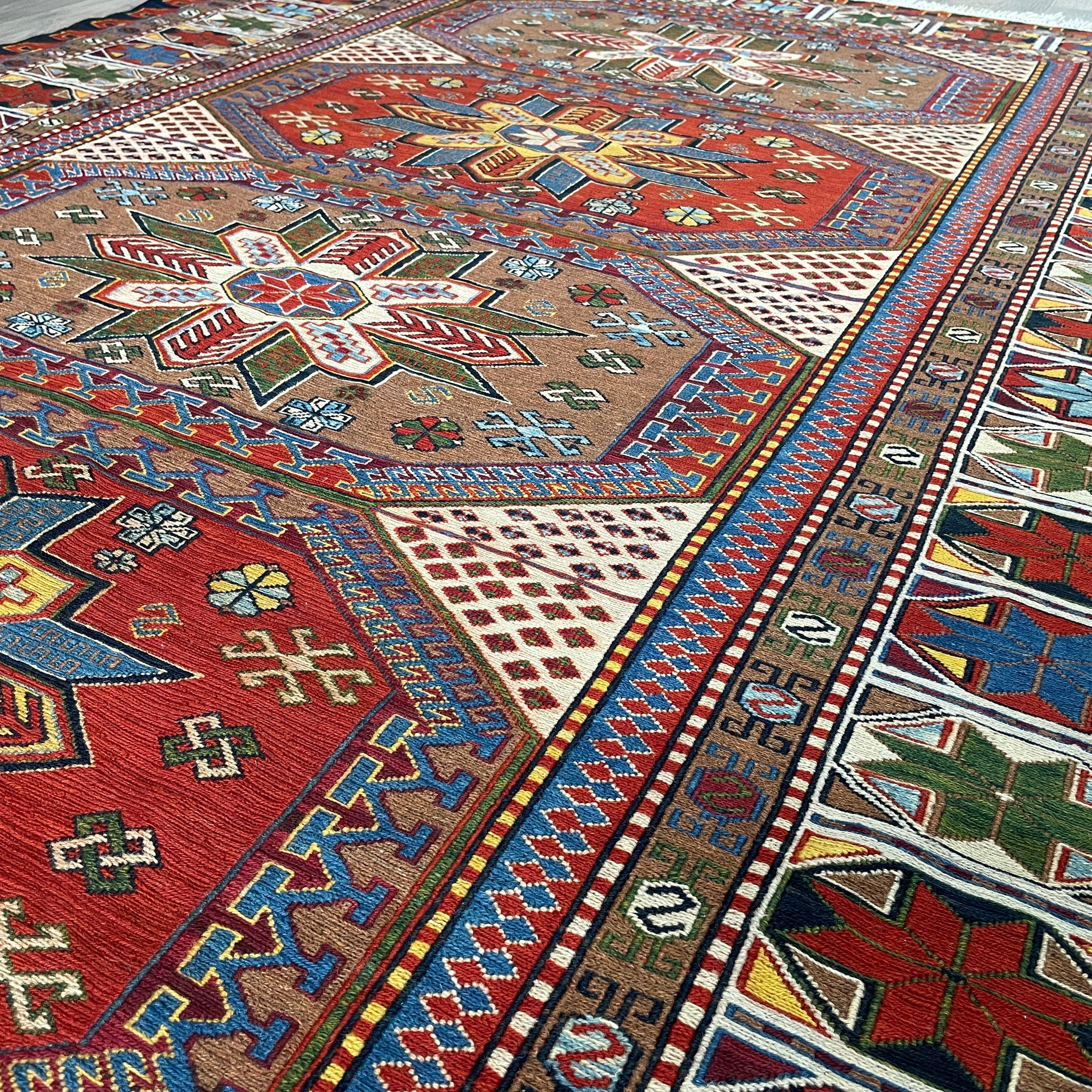 Afghan Soumak Kilim Rug