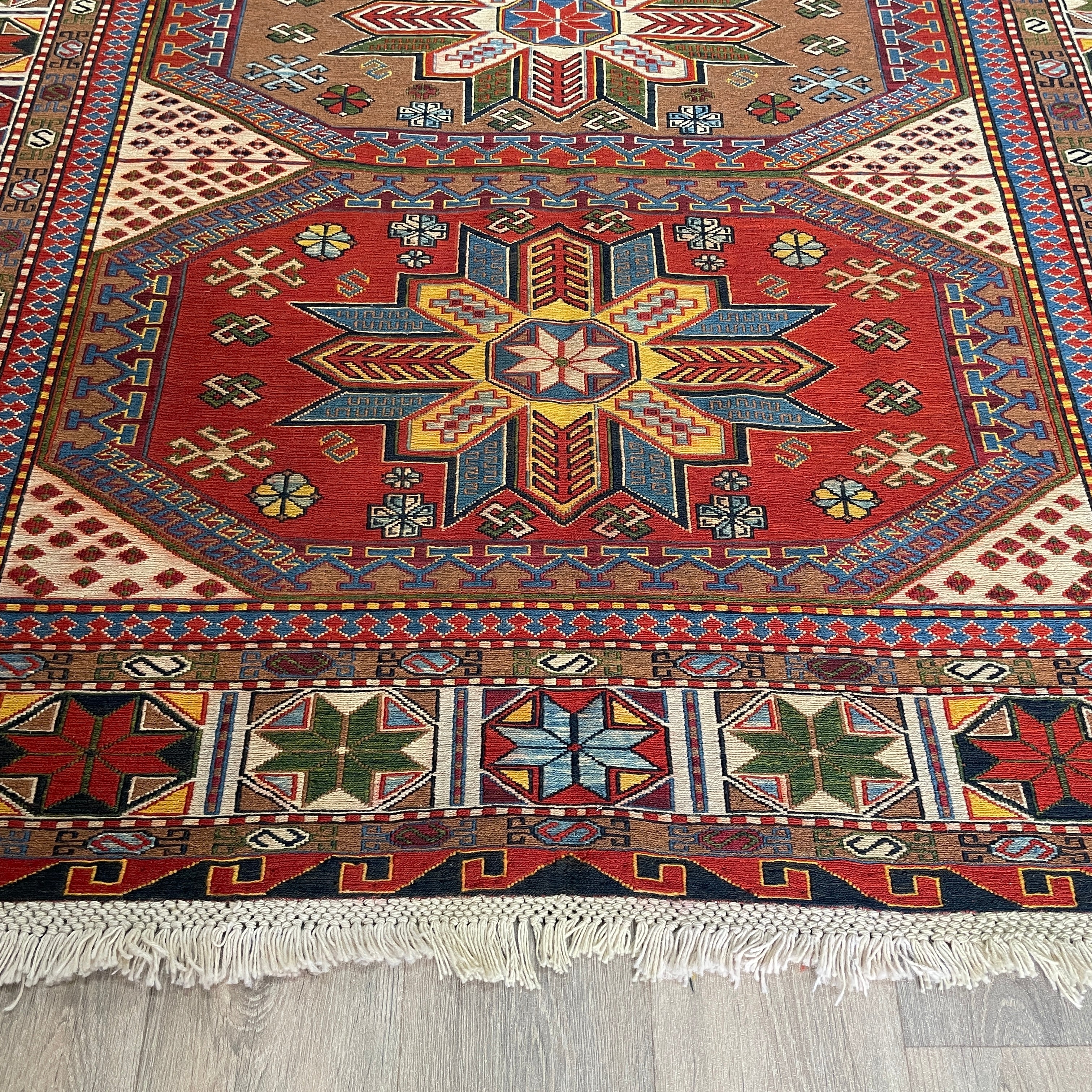 Afghan Soumak Kilim Rug