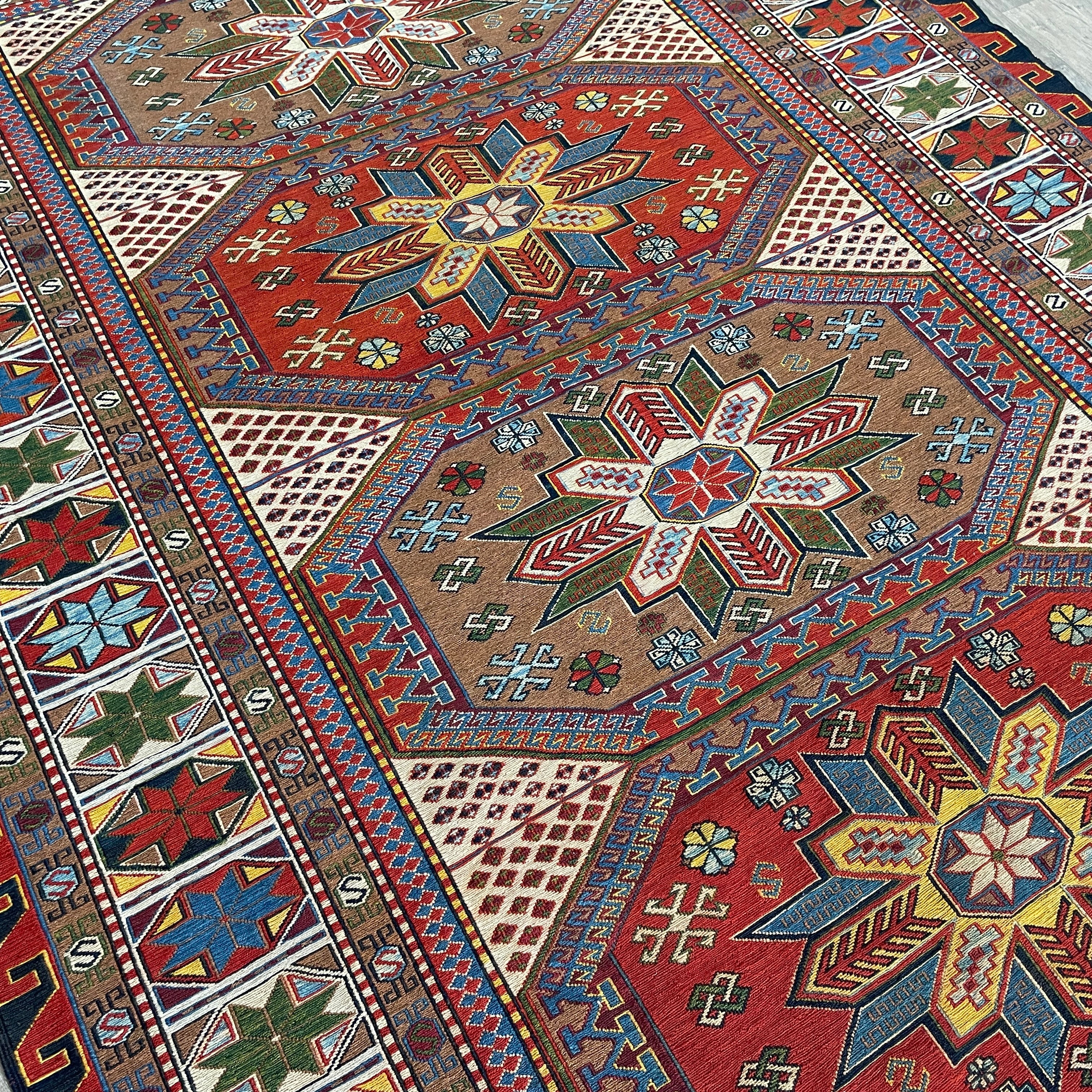 Afghan Soumak Kilim Rug