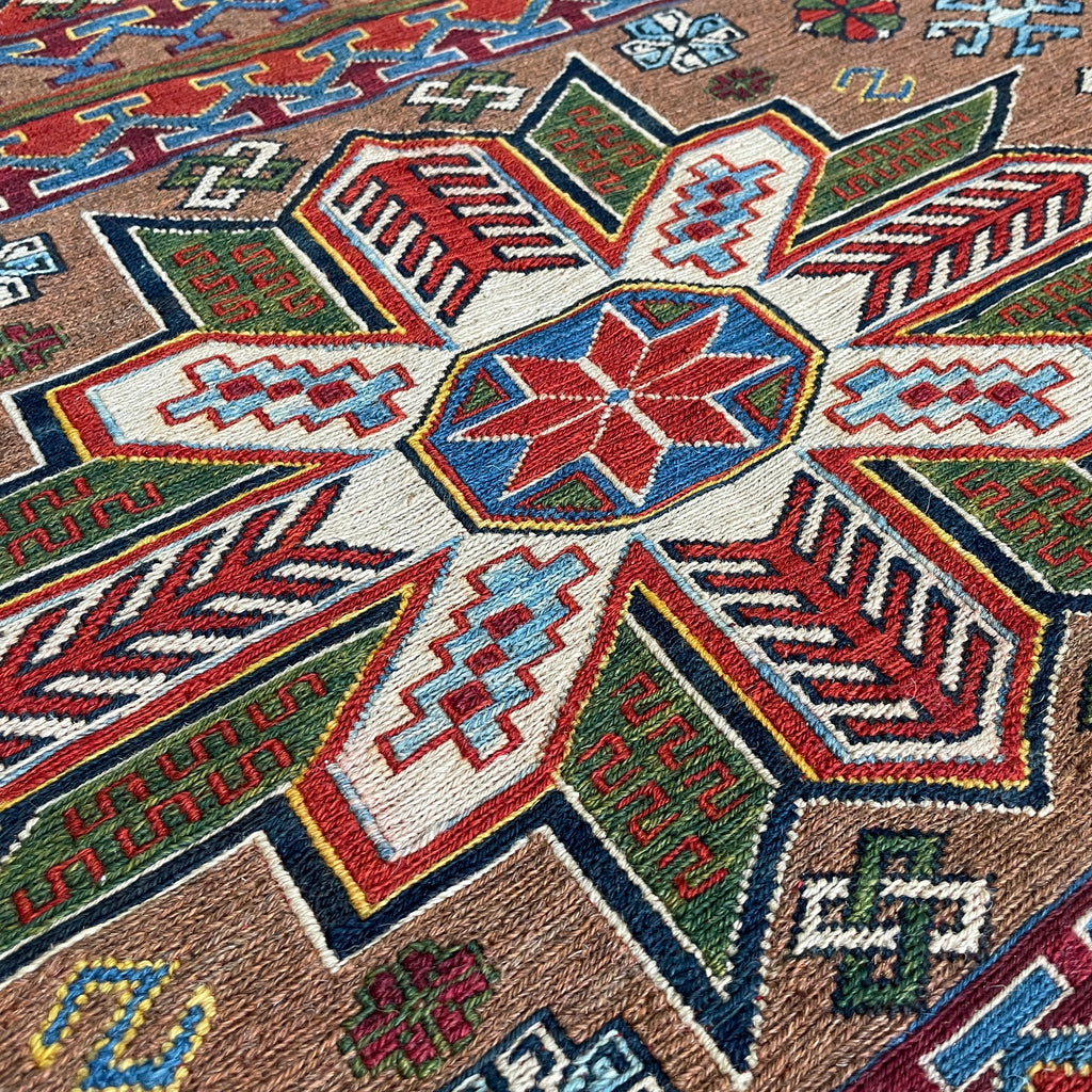 Afghan Soumak Kilim Rug