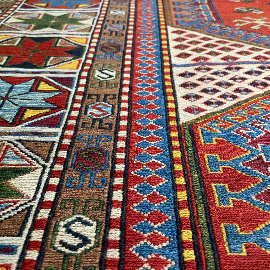 Afghan Soumak Kilim Rug