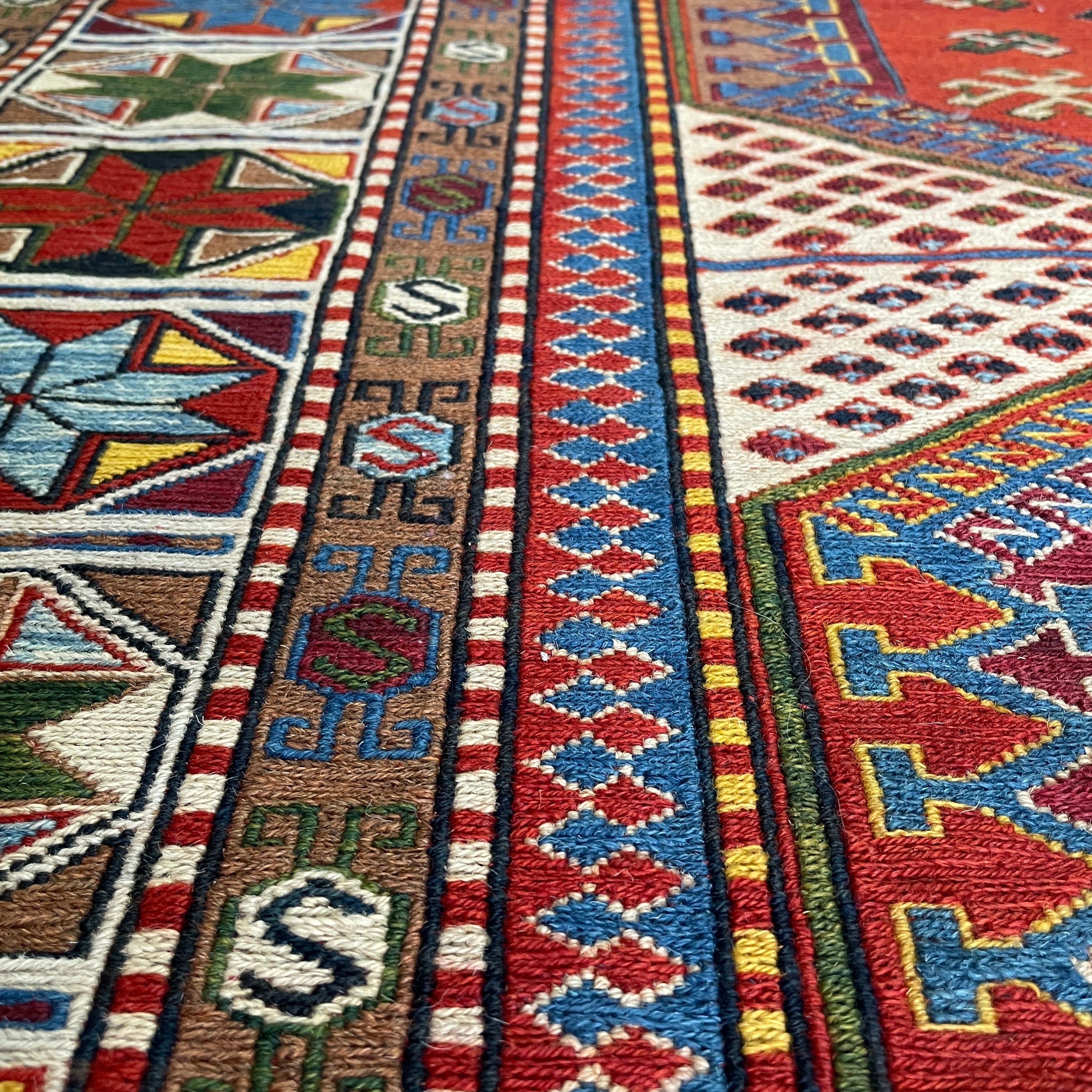Afghan Soumak Kilim Rug