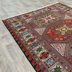 Afghan Soumak Kilim Rug