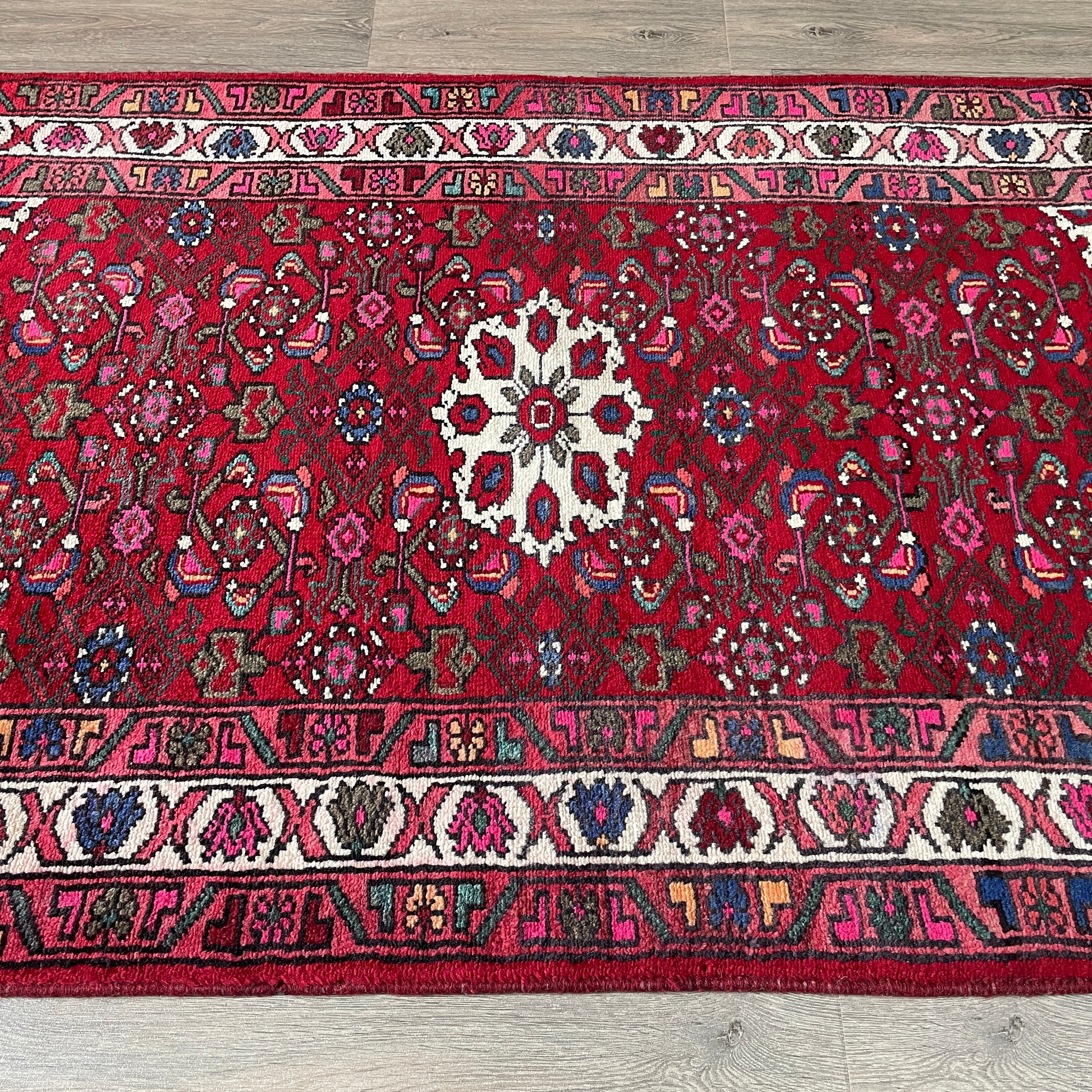 Old Persian Hamadan Rug c.1970