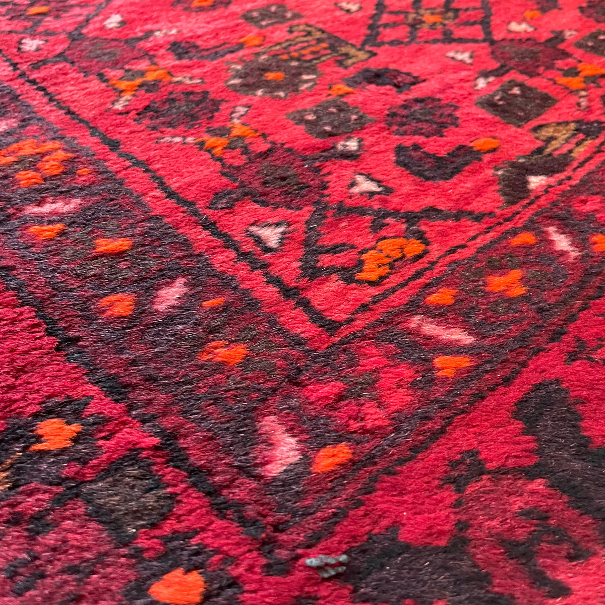 Vintage Persian Hamadan Rug c. 1970