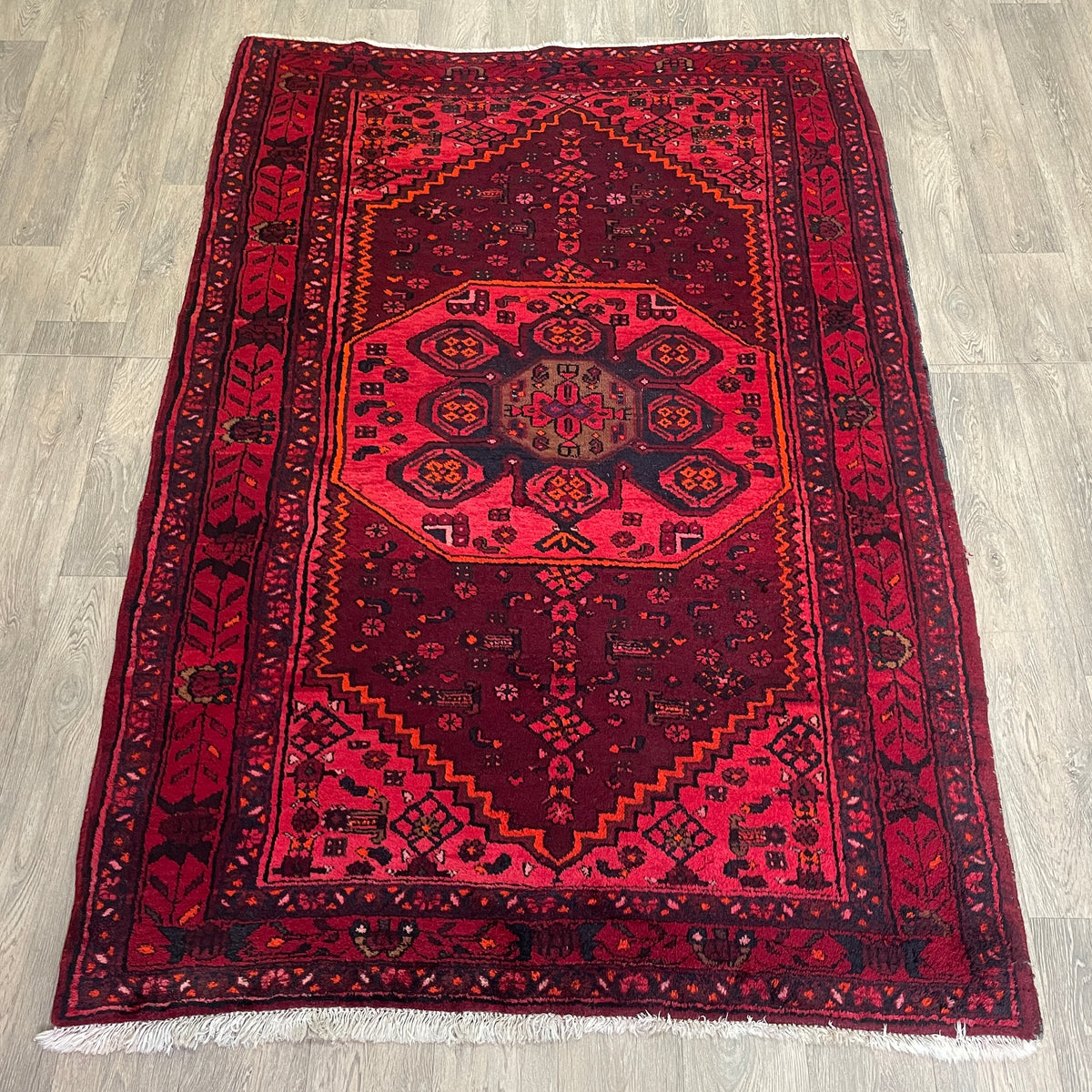 Vintage Persian Hamadan Rug c. 1970