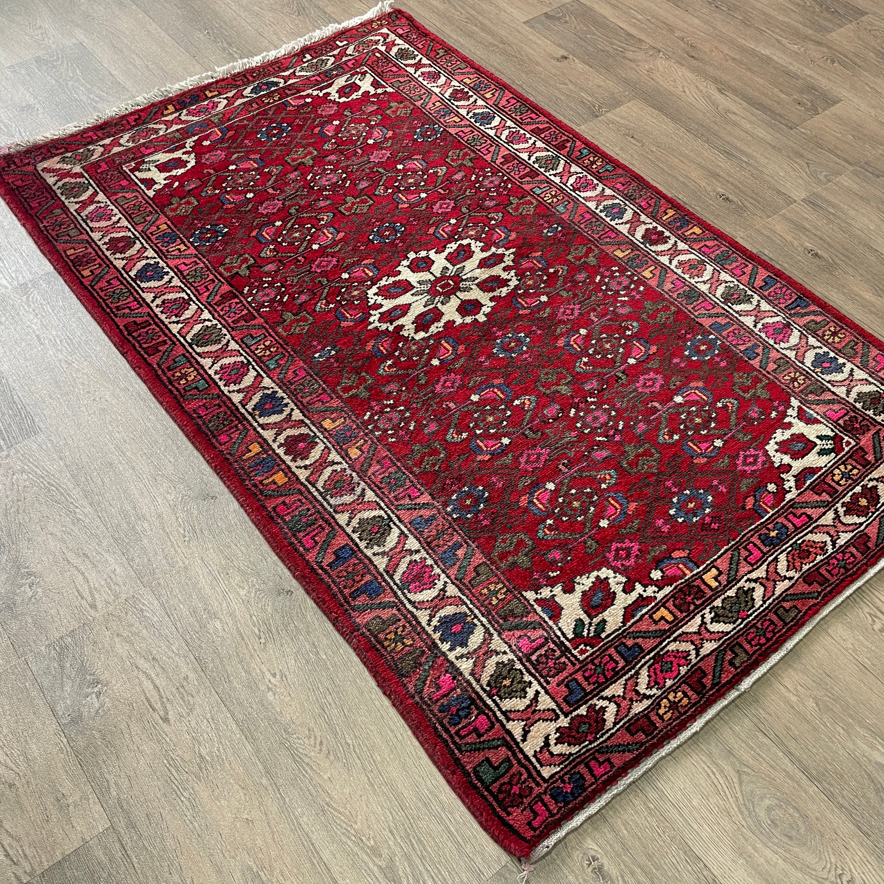 Old Persian Hamadan Rug c.1970