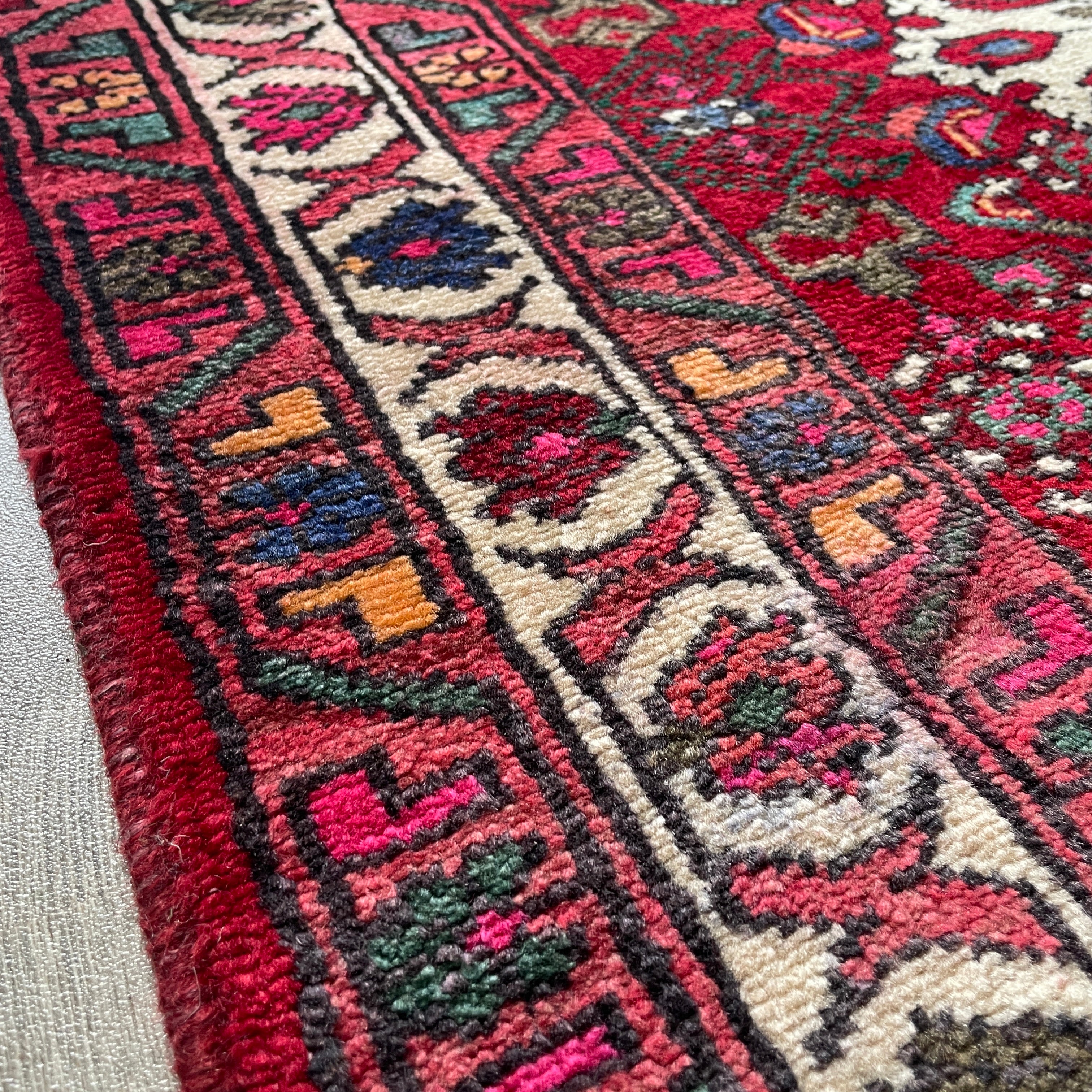 Old Persian Hamadan Rug c.1970