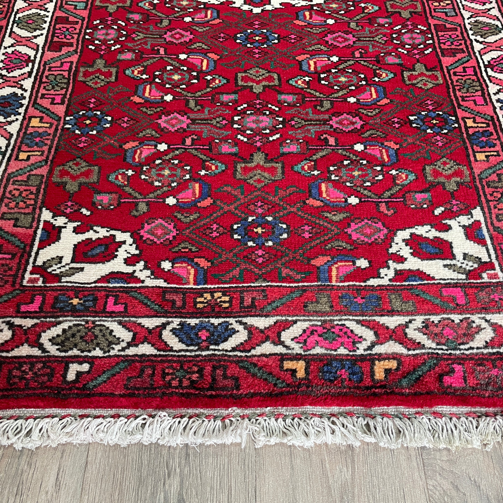 Old Persian Hamadan Rug c.1970